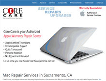 Tablet Screenshot of core-care.com